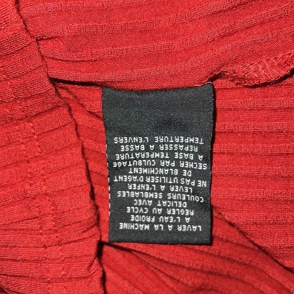 Revamped ribbed knit turtleneck neck mini dress Sz XL - Picture 8 of 11